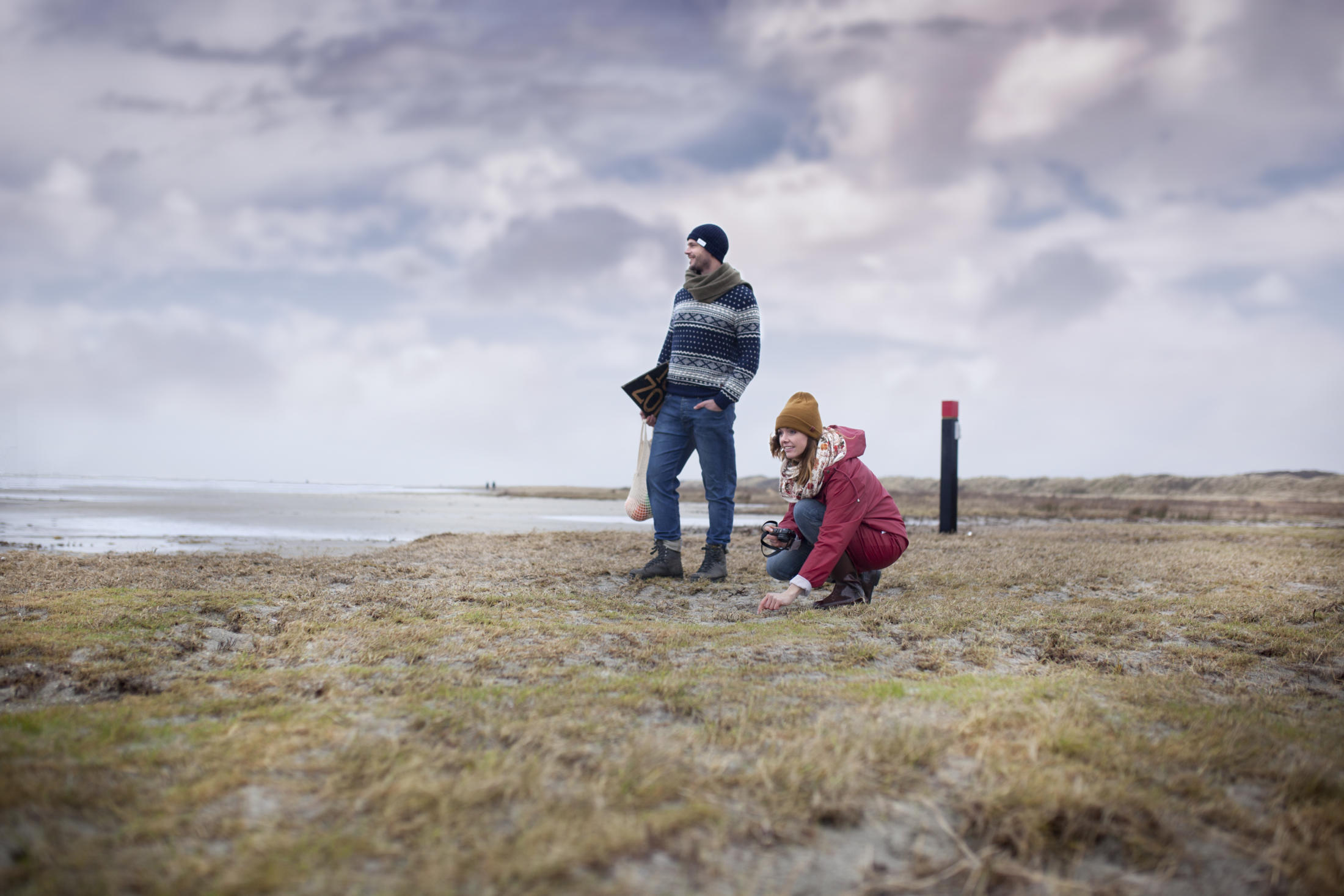 strandjutten Joep en Lotte